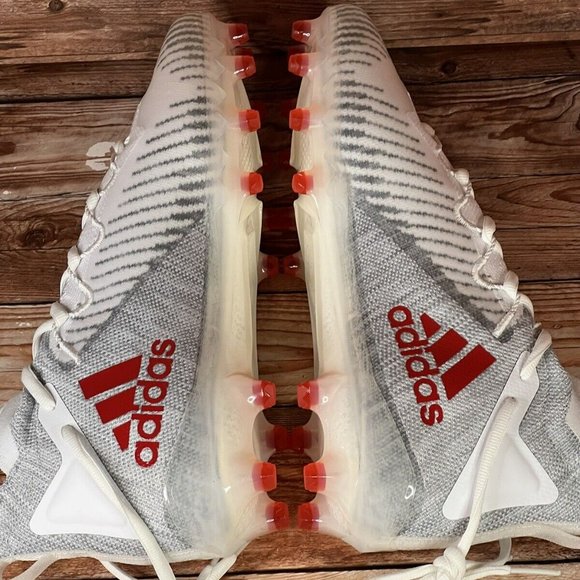Adidas Freak Ultra Primeknit Football Cleats FX1297 White/Red Men’s Sizes NEW main image 3